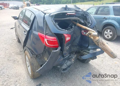 2012 Kia Sportage Lx z USA, uszkodzony, nr VIN KNDPB3A20C7199928